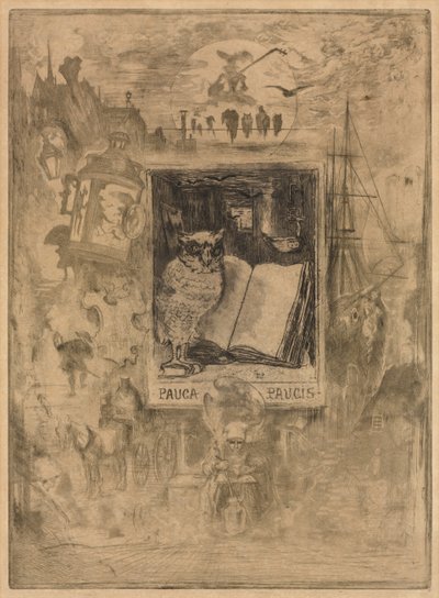 Uglen av Felix Hilaire Buhot