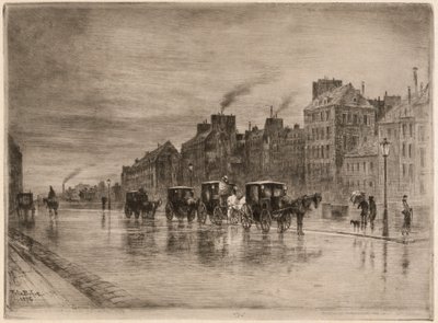 En vintermorgen på Quai de l