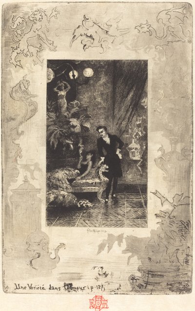 A Variety in Love A Change of Heart, 18791880. av Felix Hilaire Buhot