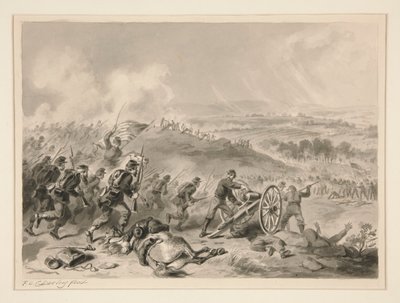 Slaget ved Gettysburg av Felix O. C. Darley
