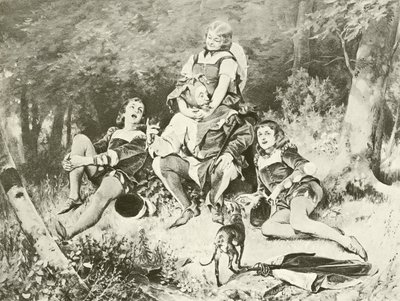 Som du vil. Akt V, Scene III (gravyr) av Felix Octavius Carr Darley