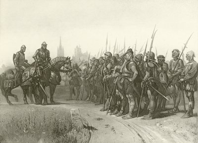 Første del av kong Henry IV. Akt IV, Scene II (gravyr) av Felix Octavius Carr Darley