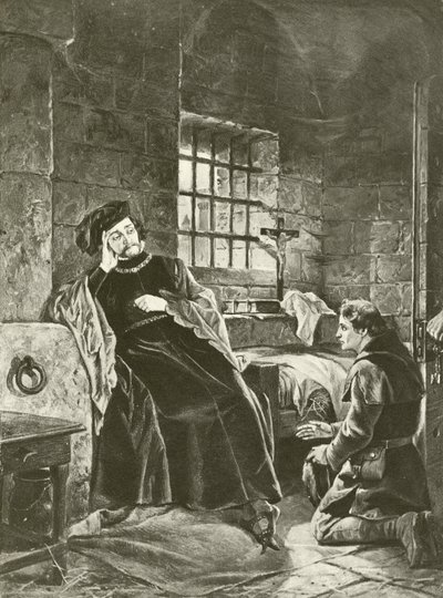 Kong Richard den andre. Akt V, Scene V (gravyr) av Felix Octavius Carr Darley