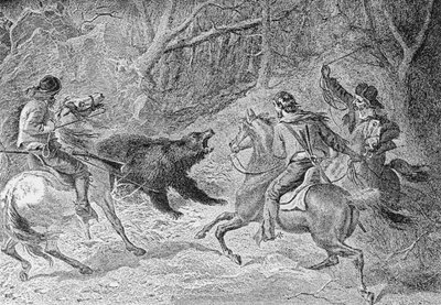 Roping a Grizzly, illustrasjon fra 