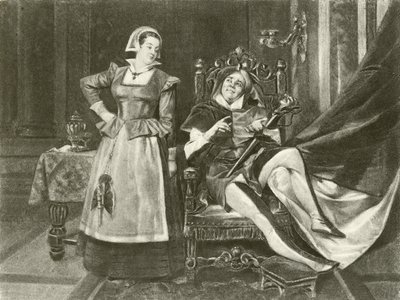 Tolvte natt. Akt I-Scene V (gravyr) av Felix Octavius Carr Darley