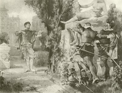 Tolvte natt. Akt I, Scene V (gravyr) av Felix Octavius Carr Darley