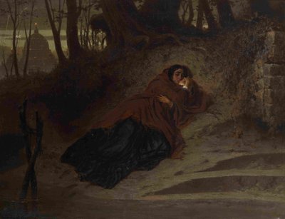 Forlatt. Vatikanet og synden, 1872 av Feodor Andreyevich Bronnikov