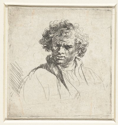 Byste av mann med forvridd ansikt av Ferdinand Bol (possibly)