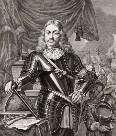 Cornelis Maartenszoon Tromp, etter en gravering av Lambert Visscher fra et maleri av Ferdinand Bol av Ferdinand Bol