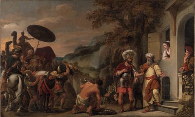 Elisja avviser Naamans gaver av Ferdinand Bol
