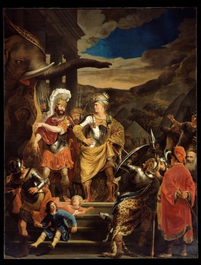 Fabritius und Pyrrhus av Ferdinand Bol