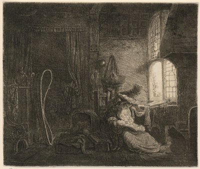 Familie im Zimmer av Ferdinand Bol