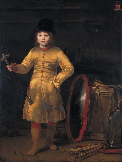 Otto van der Waeyen i en polsk drakt, 1656 av Ferdinand Bol