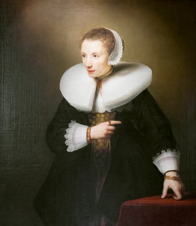 Portrett av en ukjent kvinne av Ferdinand Bol