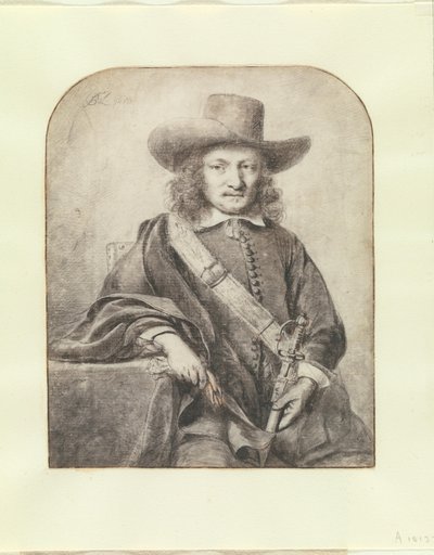 Portrett av en offiser fra Gouda av Ferdinand Bol