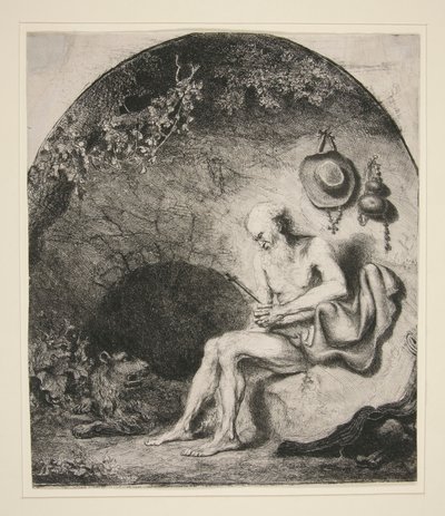 St. Hieronymus i hulen av Ferdinand Bol
