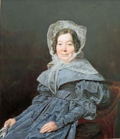 Portrett av adelskvinnen Managetta von Lerchenau av Ferdinand Georg Waldmüller