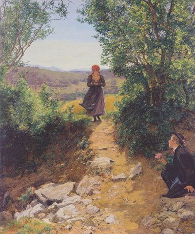 Den ventede av Ferdinand Georg Waldmüller