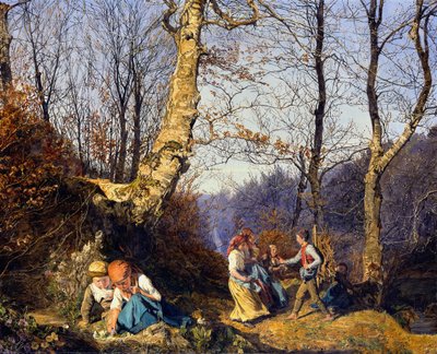 Tidlig vår i Wienerwald av Ferdinand Georg Waldmüller