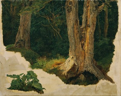 trestudie av Ferdinand Georg Waldmuller