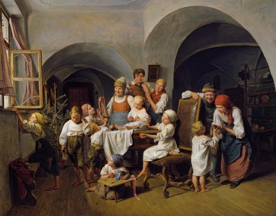 Julemorgen av Ferdinand Georg Waldmuller