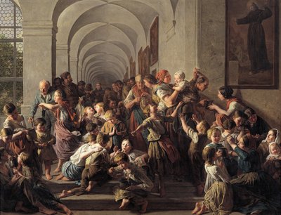 Klostersuppen av Ferdinand Georg Waldmuller