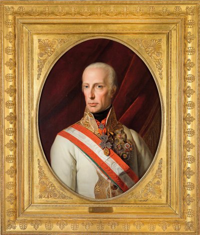 Portrett av keiser Frans I av Østerrike (1768–1835) av Ferdinand Georg Waldmuller