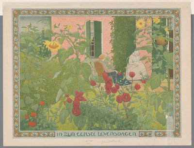 To kvinner med baby i hans første levedager (tittel på objekt) av Ferdinand Hart Nibbrig