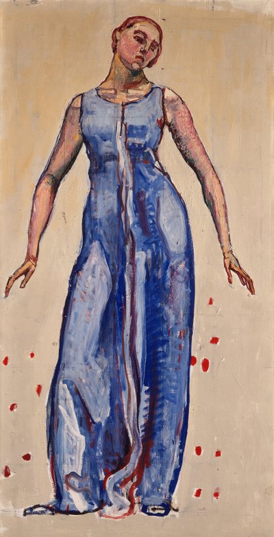 Figur for å se inn i det uendelige av Ferdinand Hodler