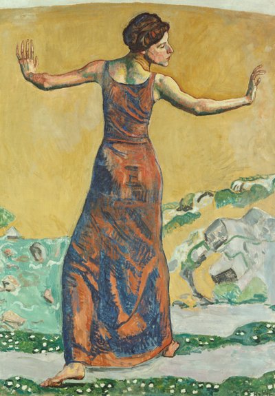 Joyous Woman, 1911 av Ferdinand Hodler