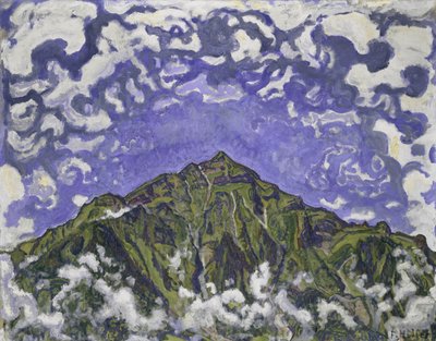 Mount Niesen sett fra Heustrich, 1910. av Ferdinand Hodler