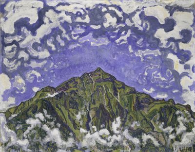 Mount Niesen sett fra Heustrich, 1910 av Ferdinand Hodler