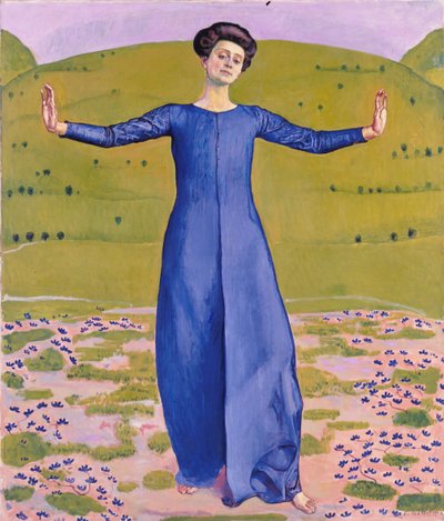 Sang langveisfra, 1906 av Ferdinand Hodler