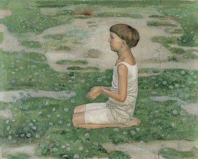 Tilbedelsen II, 1894. av Ferdinand Hodler
