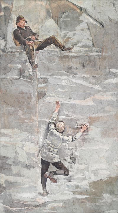 Klatringen, 1894. av Ferdinand Hodler