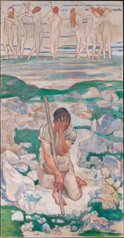 Gjeterens drøm av Ferdinand Hodler