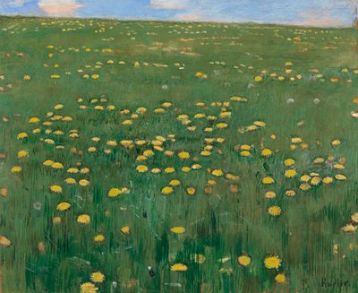 The Flower Meadow, ca 1901. av Ferdinand Hodler