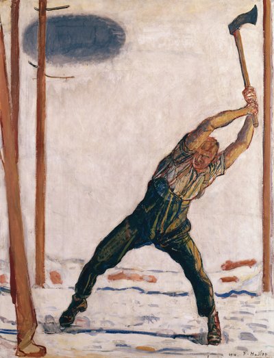 Vedhoggeren av Ferdinand Hodler