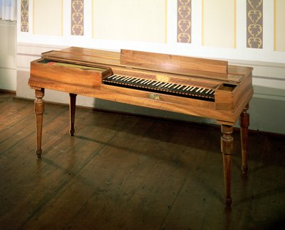 Clavichord, en gang eid av Franz Joseph Haydn (1732-1809) av Ferdinand Hofmann