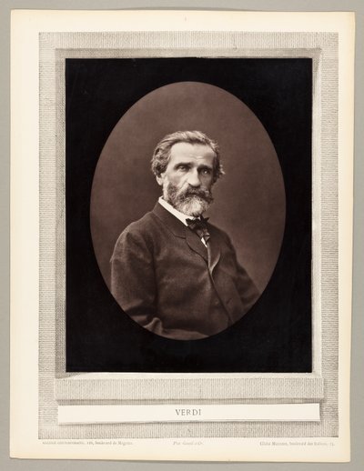 Giuseppe Verdi (italiensk komponist, 1813-1901) av Ferdinand J. Mulnier