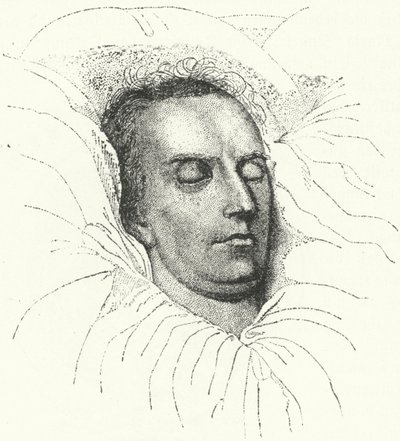 Den tyske poeten og dramatikeren Friedrich Schiller på dødsleie av Ferdinand Jagemann