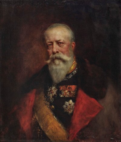 Portrett av storhertug Frederick I av Baden 1826-1907. av Ferdinand Keller