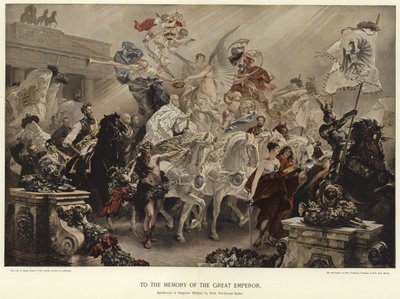 Til minne om den store keiseren av Ferdinand Keller