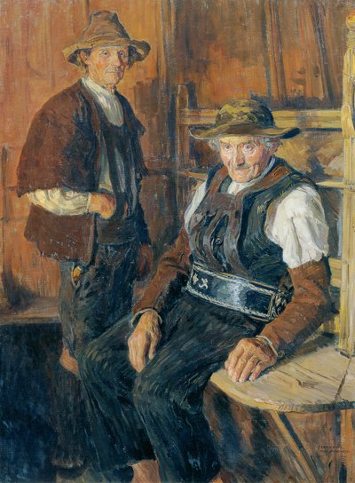 Sarentino-bønder av Ferdinand Kruis