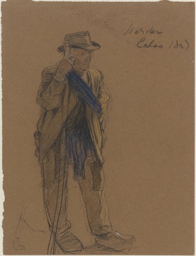 Stående Shepherd, i Exloo av Ferdinand Oldewelt