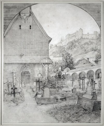 Sankt Peters kirkegård i Salzburg, Østerrike … av Ferdinand Olivier