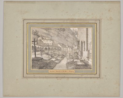 Lørdag. Gottesacker til Sankt Peter i Salzburg av Ferdinand Olivier