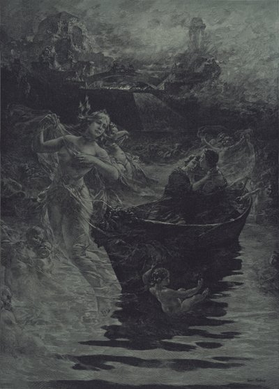 En drøm (gravering) av Ferdinand Pacher