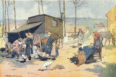 The retamer, i barndommens bildebok, ca. 1900 (gravering) av Ferdinand Raffin