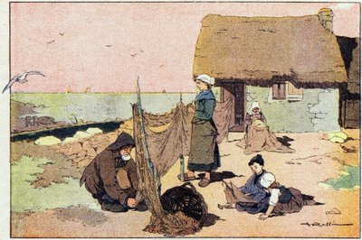 Synderen, i barndommens bildebok, ca. 1900 (gravering) av Ferdinand Raffin